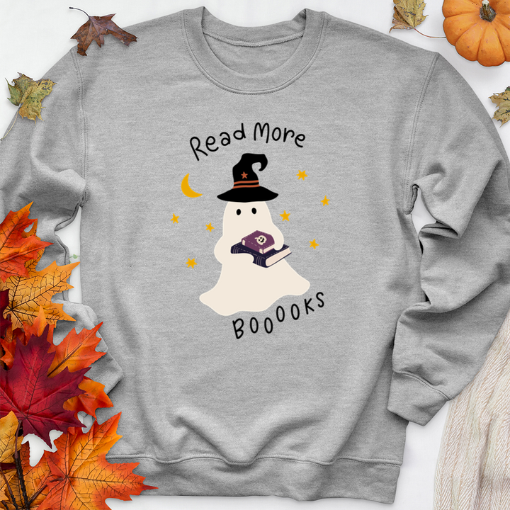 read more booooks premium crewneck sweatshirt