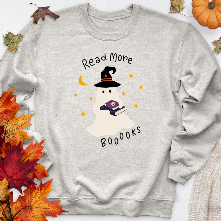 read more booooks premium crewneck sweatshirt