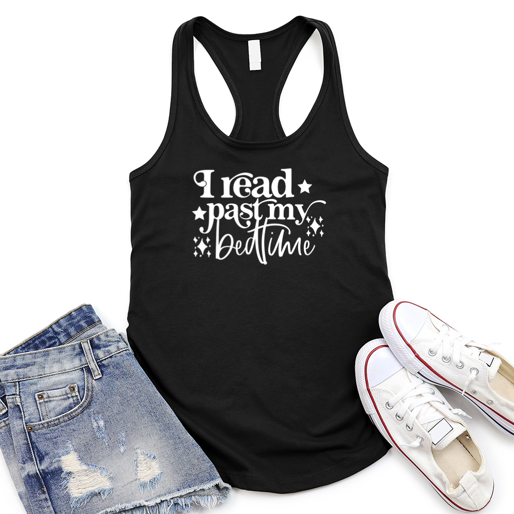 past my bedtime women's racerback tank top