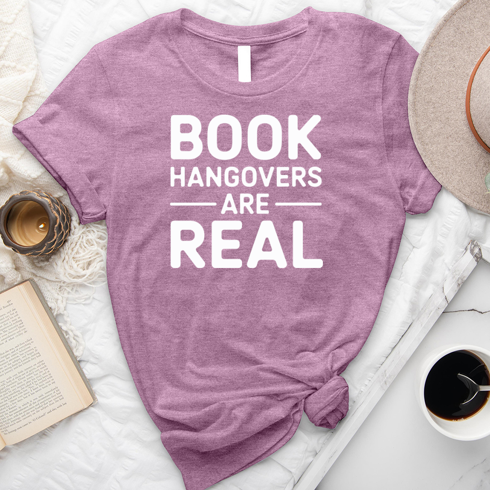 book hangovers are real unisex tee