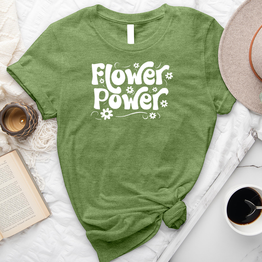 flower power unisex tee