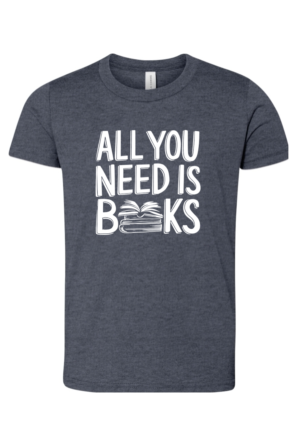 all you need is books youth tee