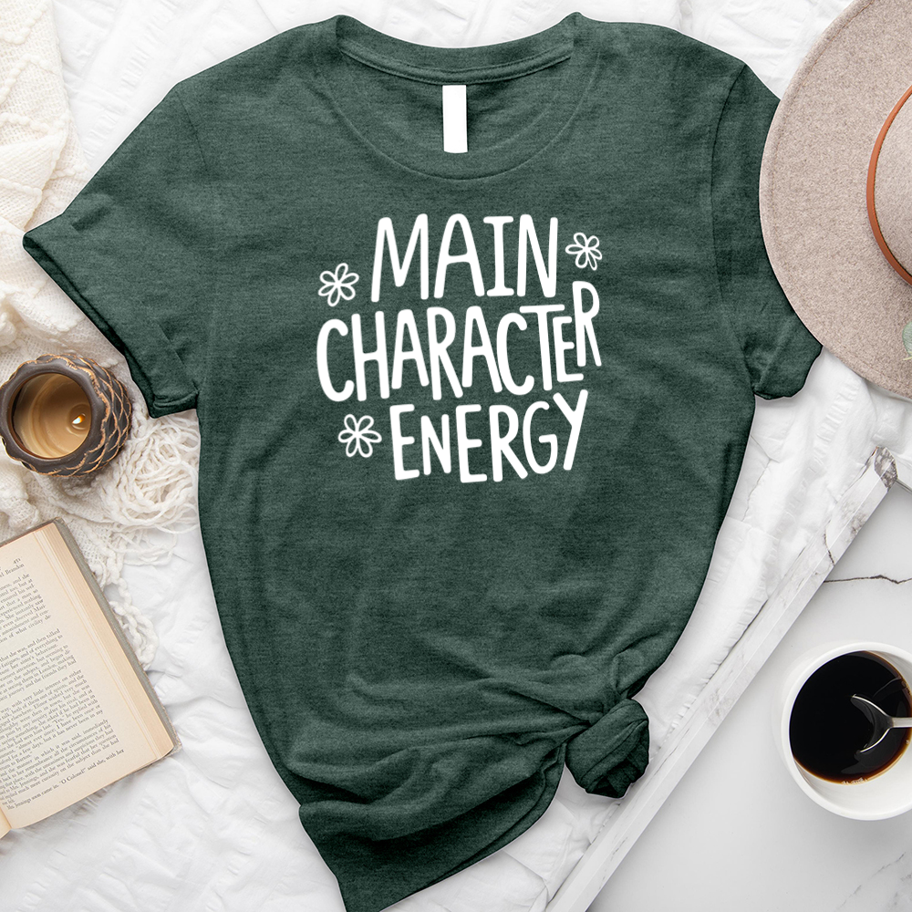 main character energy unisex tee