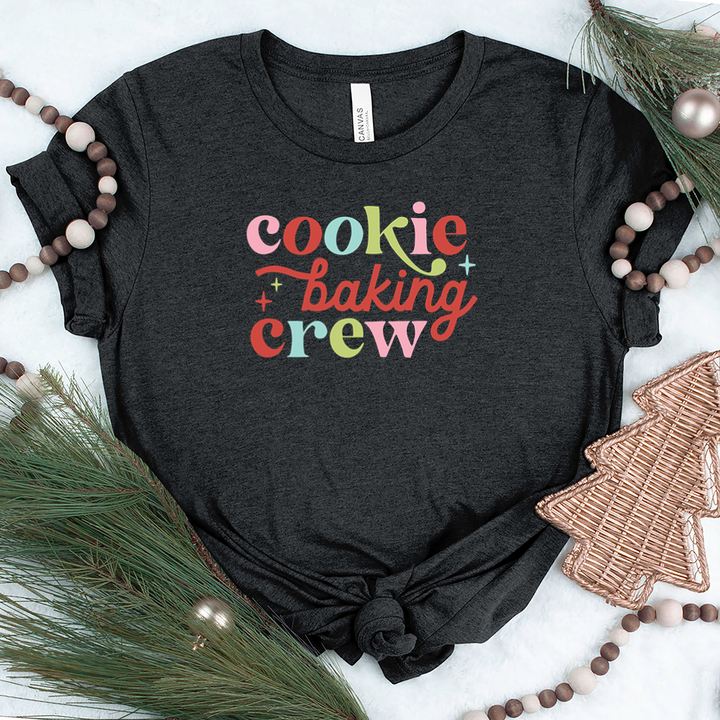 colorful cookie crew unisex tee