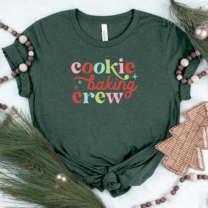 colorful cookie crew unisex tee