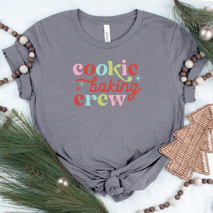 colorful cookie crew unisex tee