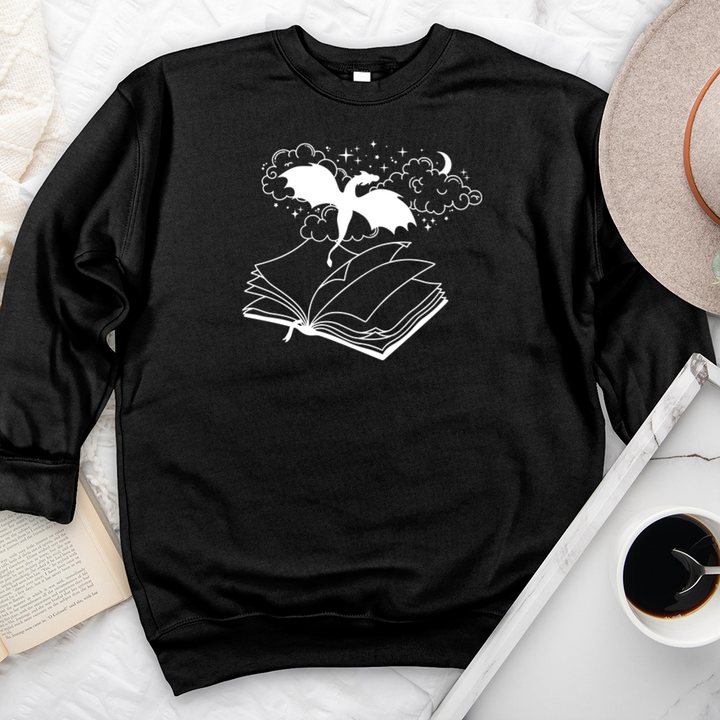 dragon book premium crewneck sweatshirt