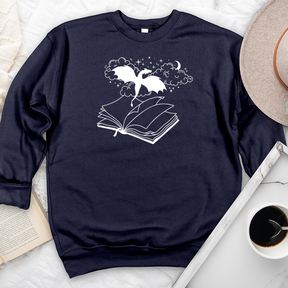 dragon book premium crewneck sweatshirt