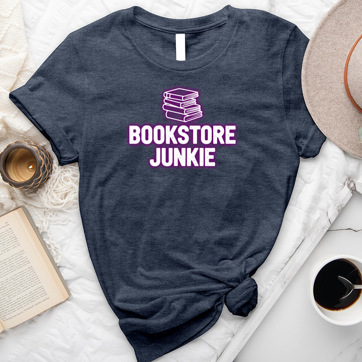 bookstore junkie unisex tee