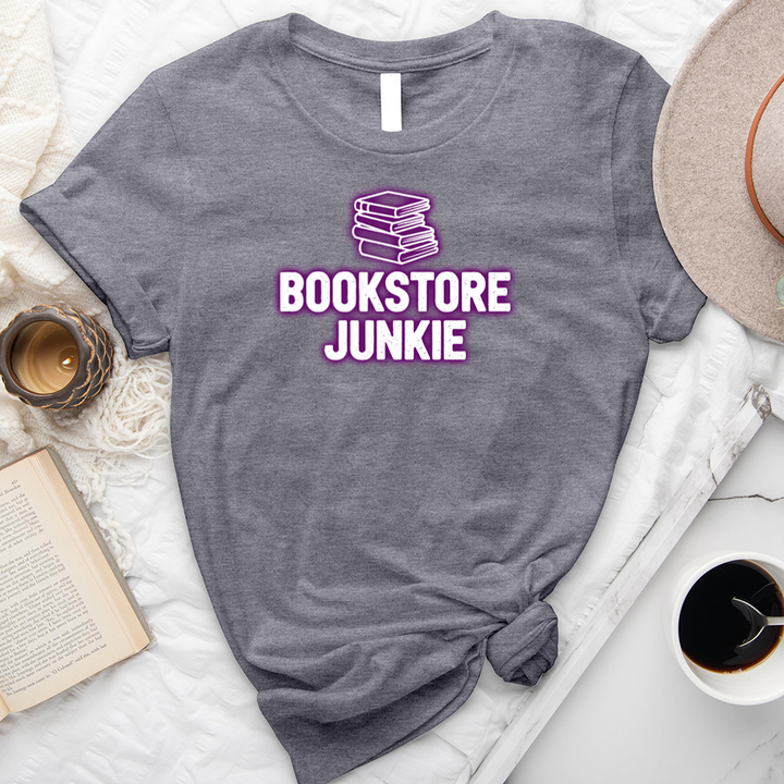 bookstore junkie unisex tee