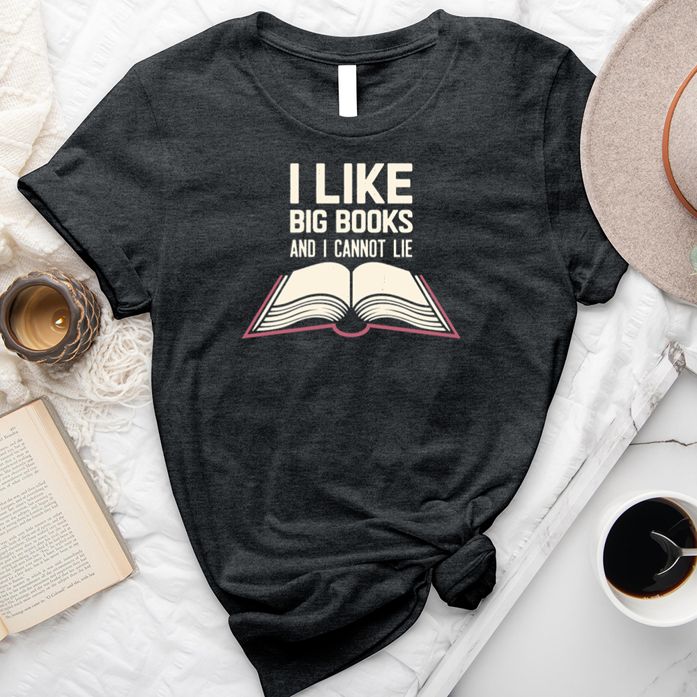 I like big books unisex tee