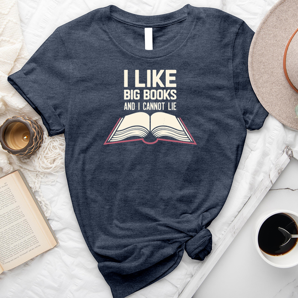 I like big books unisex tee