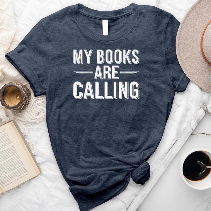 my books are calling unisex tee