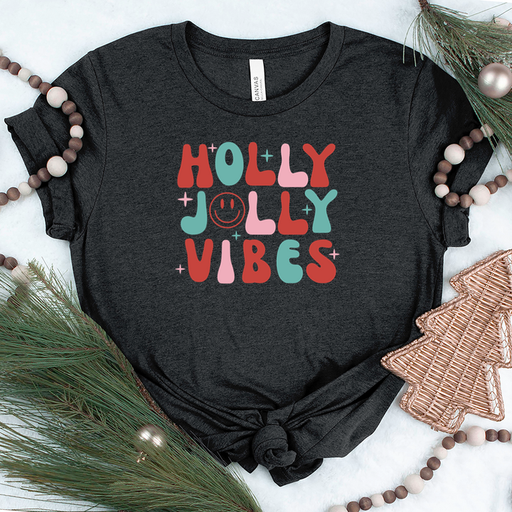 holly jolly vibes unisex tee