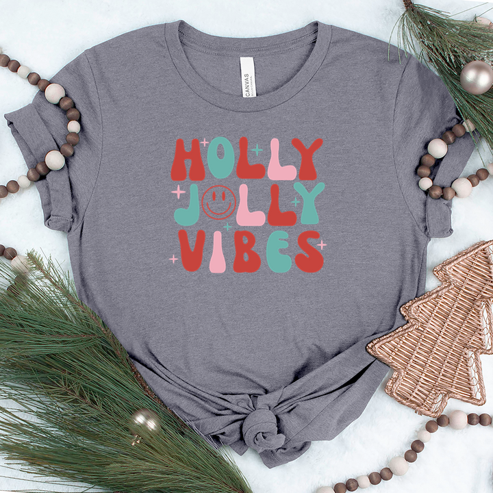 holly jolly vibes unisex tee