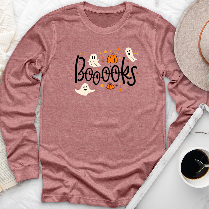 boooks small ghosts unisex long sleeve tee