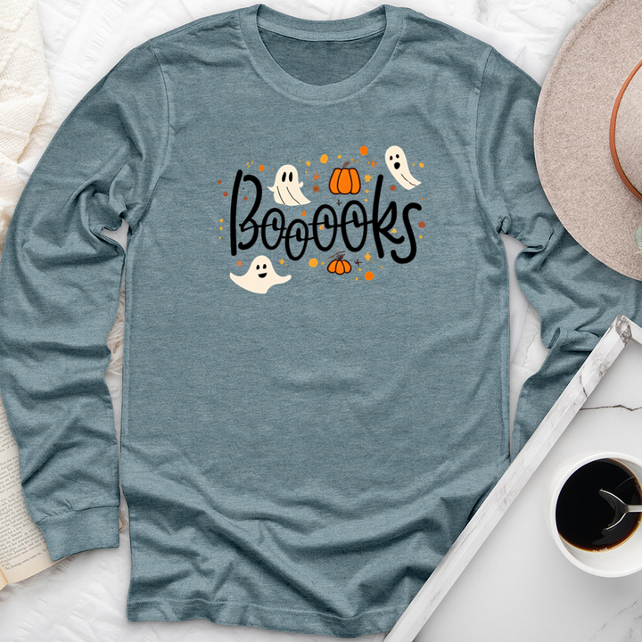 boooks small ghosts unisex long sleeve tee