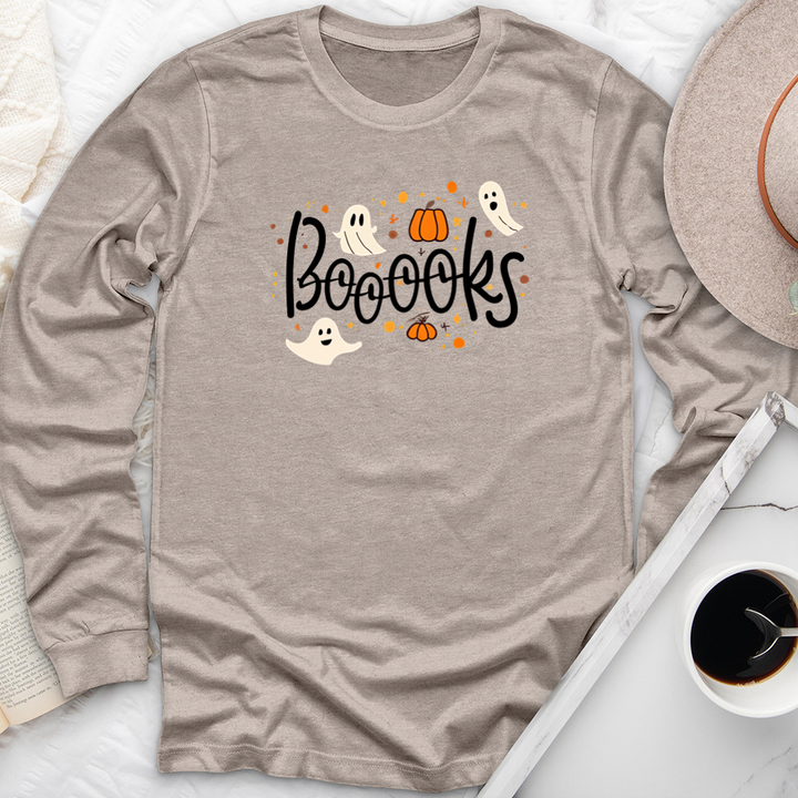 boooks small ghosts unisex long sleeve tee