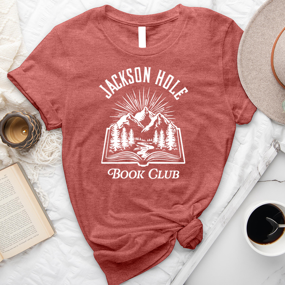 jackson hole book club unisex tee