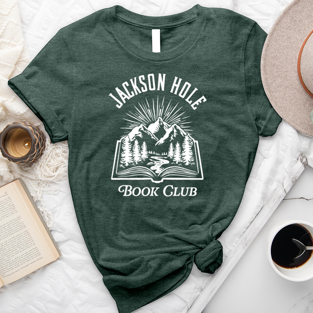 jackson hole book club unisex tee