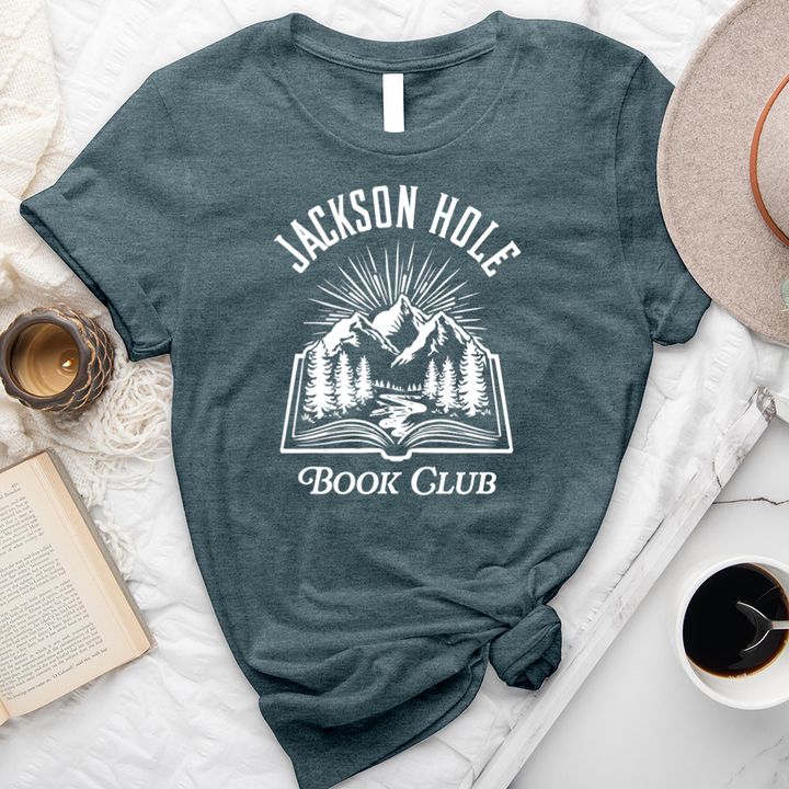 jackson hole book club unisex tee