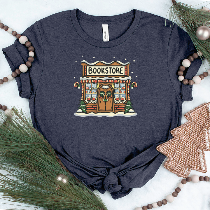 holiday bookstore unisex tee