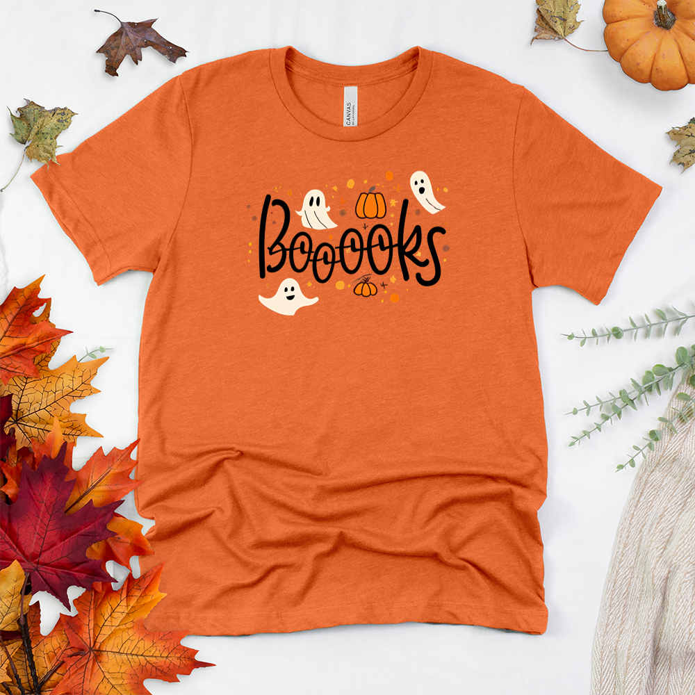 boooks small ghosts unisex tee