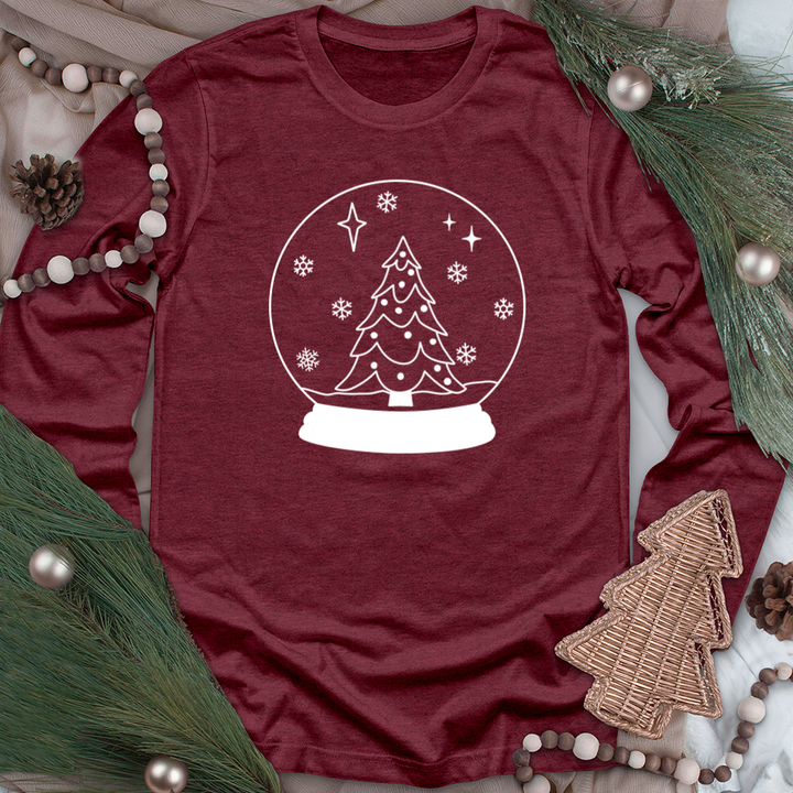 snowglobe long sleeve unisex tee