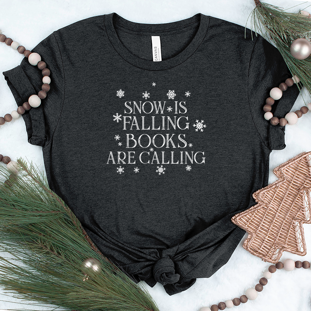 snow is falling unisex tee