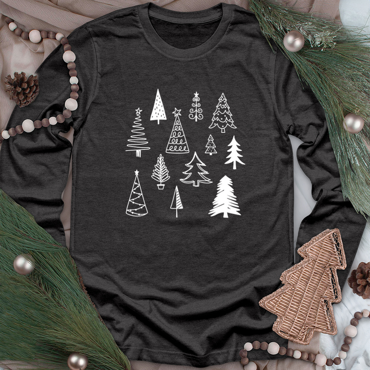 forest of trees long sleeve unisex tee