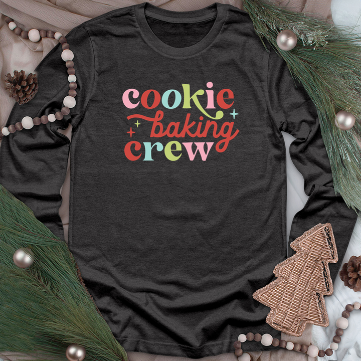 colorful cookie crew unisex long sleeve tee