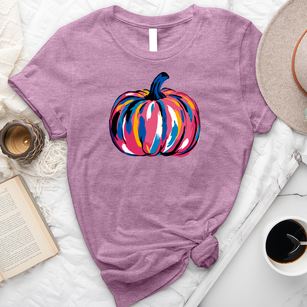 watercolor pumpkin unisex tee