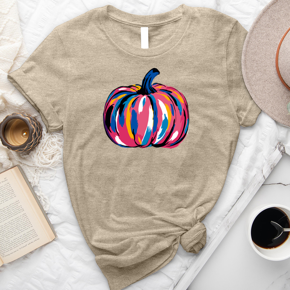 watercolor pumpkin unisex tee