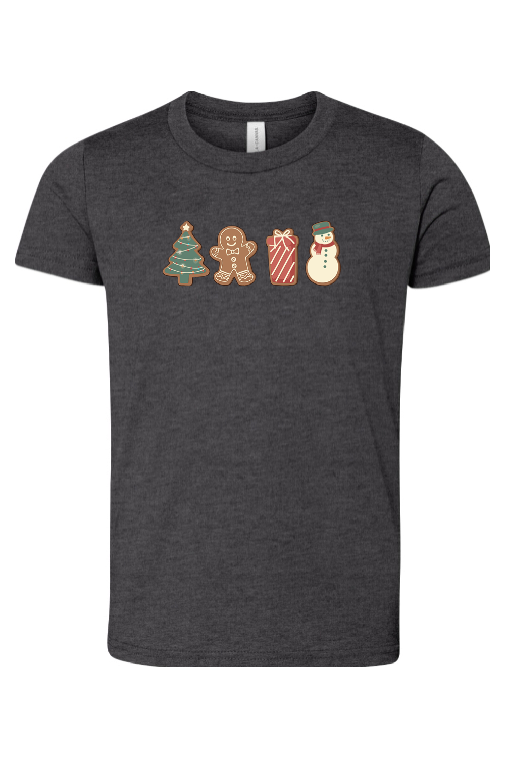 christmas cookies youth tee