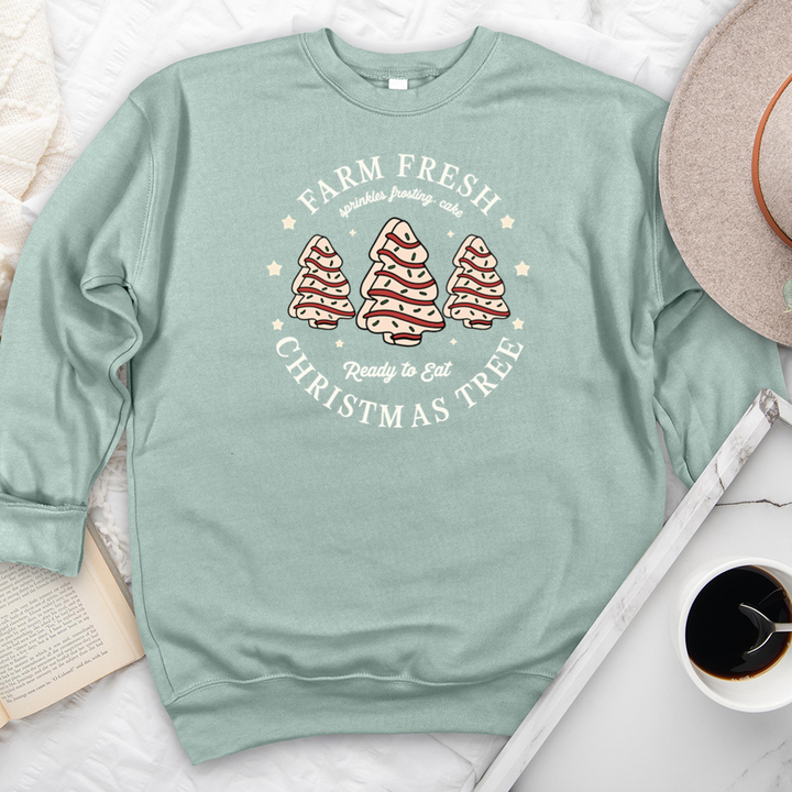 farm fresh trees premium crewneck sweatshirt