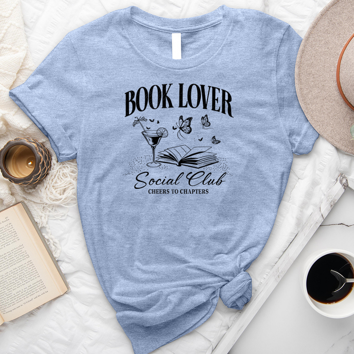 book lover social club unisex tee