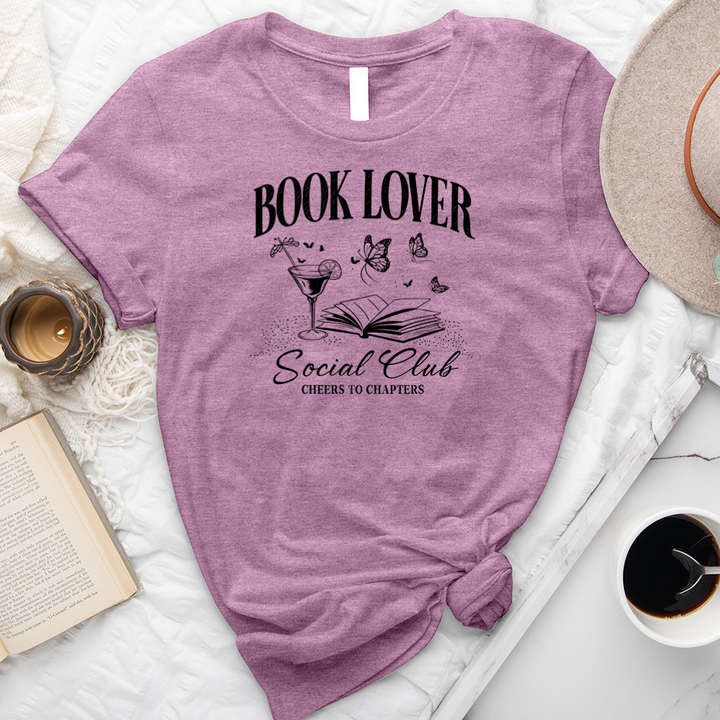 book lover social club unisex tee