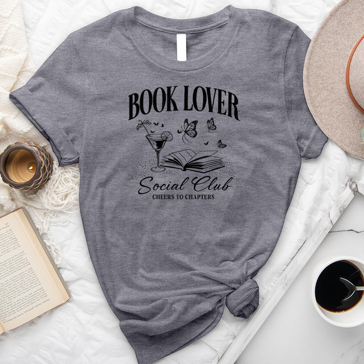 book lover social club unisex tee