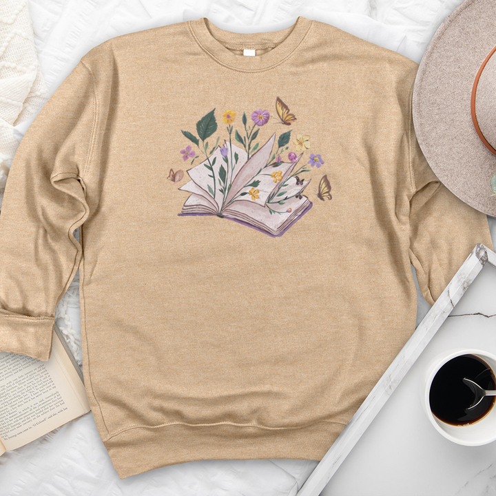 beautiful book premium crewneck sweatshirt