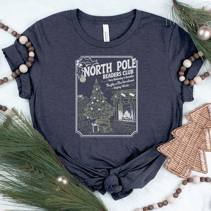 north pole readers club unisex tee