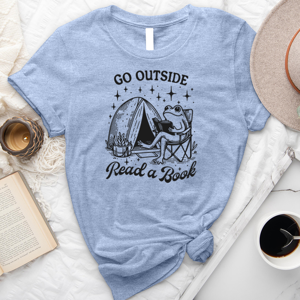 go outside unisex tee