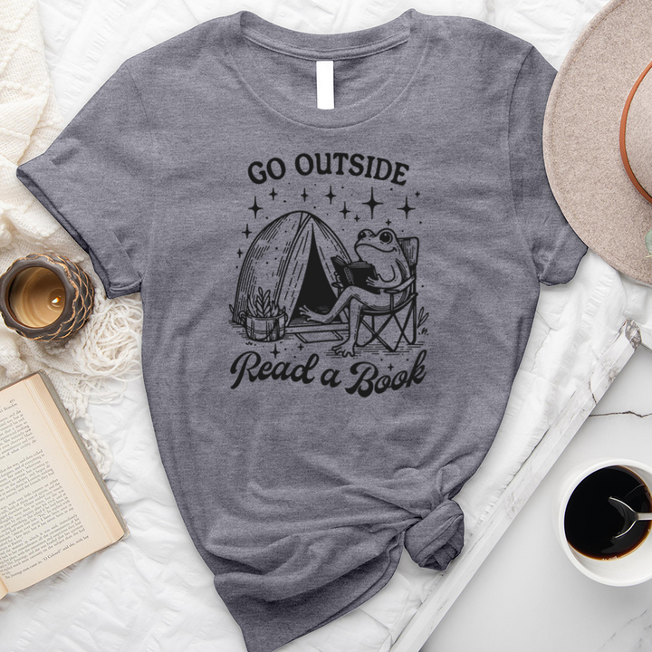 go outside unisex tee