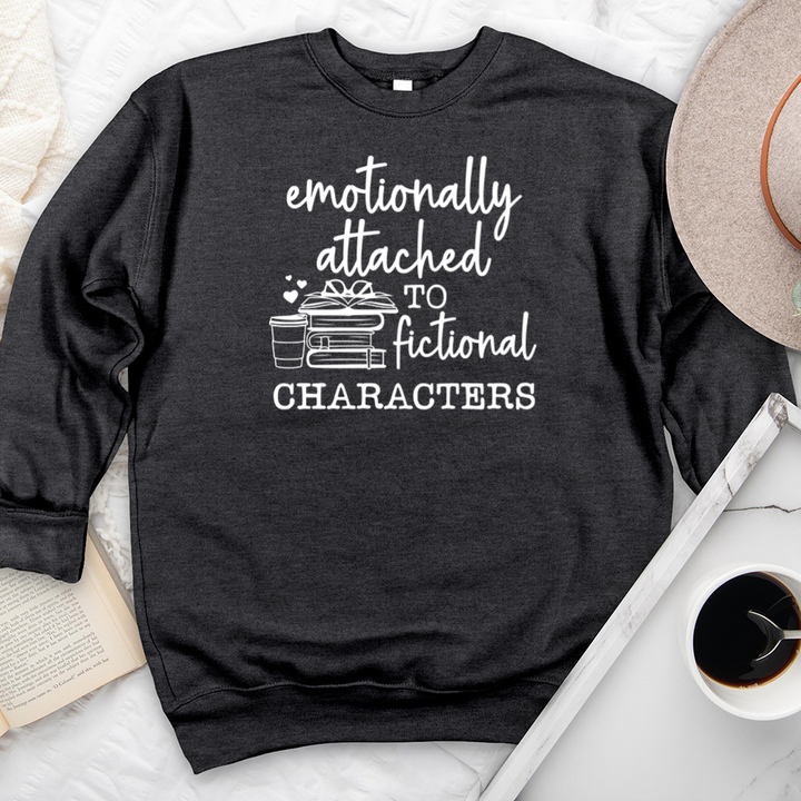 emotionally attached premium crewneck sweatshirt