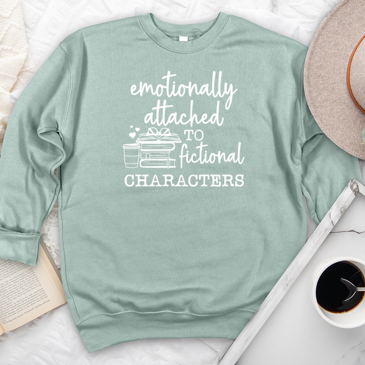 emotionally attached premium crewneck sweatshirt