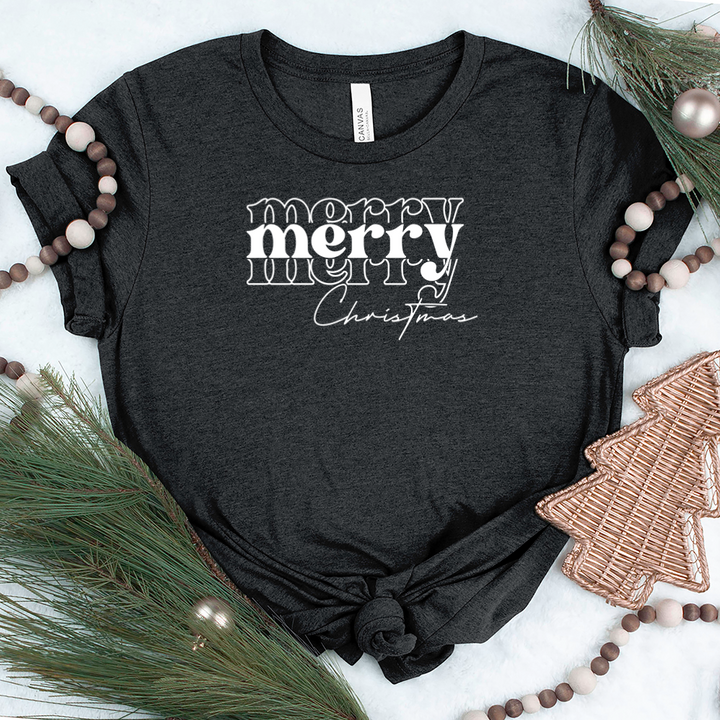 merry merry christmas unisex tee