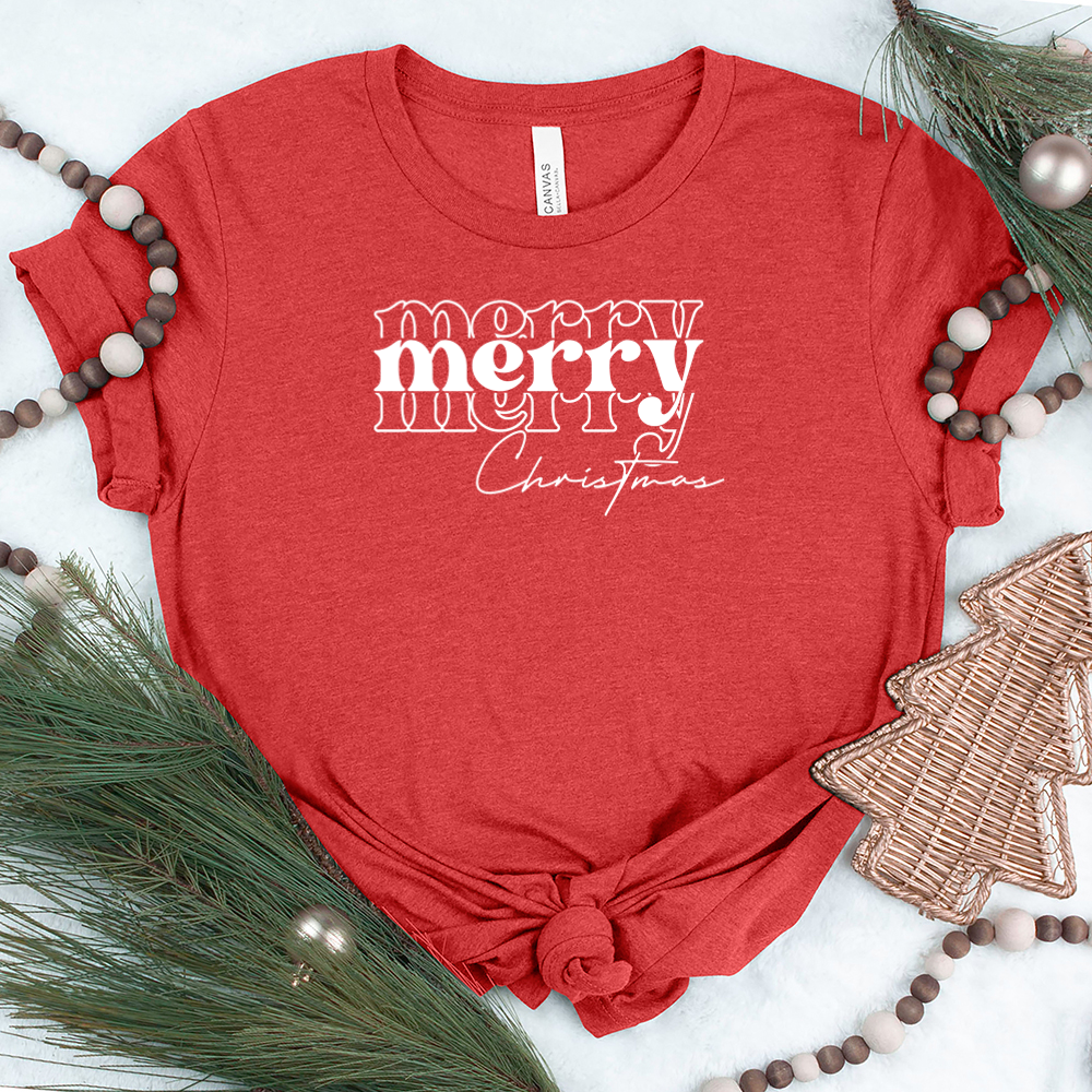 merry merry christmas unisex tee