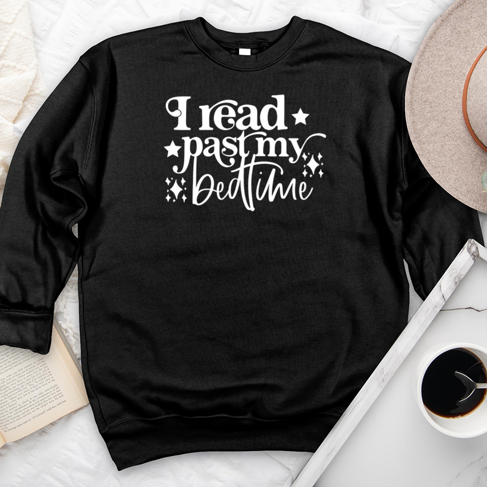 I read past my bedtime premium crewneck sweatshirt