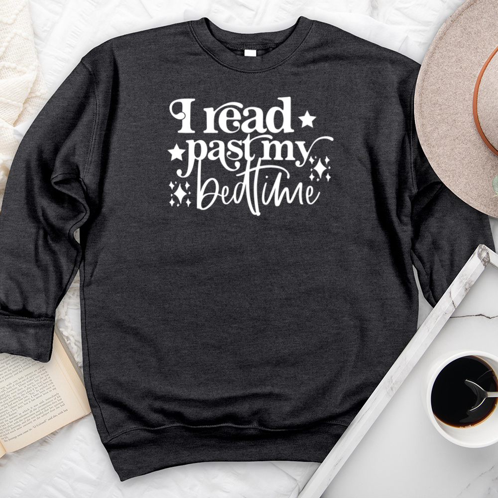 I read past my bedtime premium crewneck sweatshirt