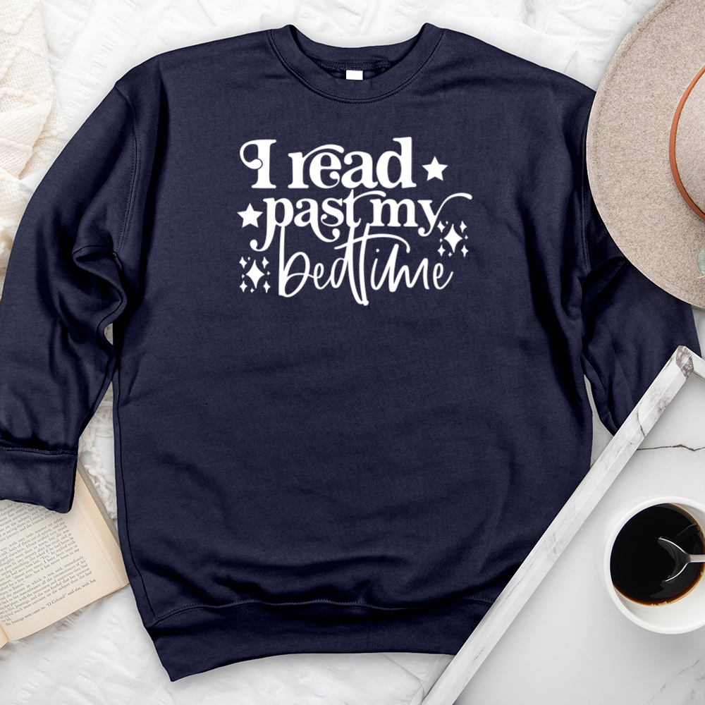 I read past my bedtime premium crewneck sweatshirt