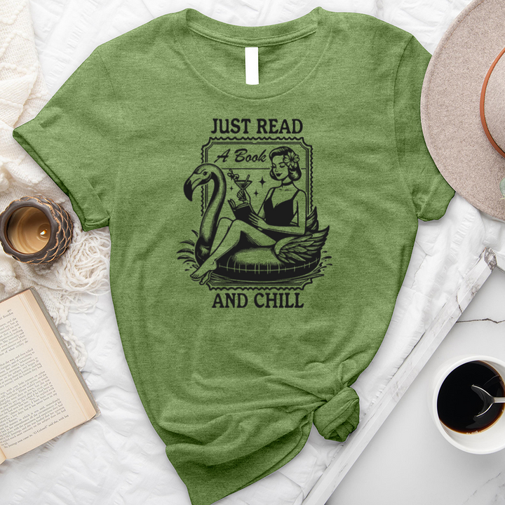 read and chill unisex tee